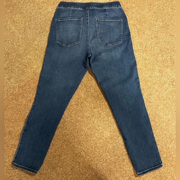 Express Pull On Skinny High Rise Jeans - Picture 4 of 7